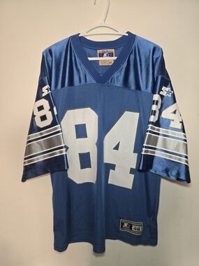 Vintage Starter Detroit Lions Herman Moore #84 Football Jersey